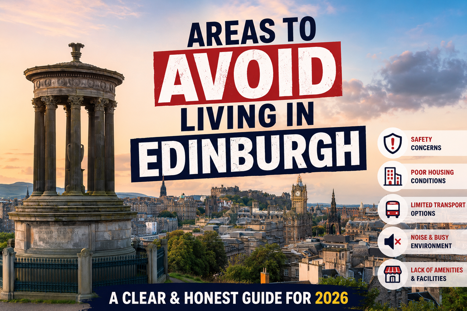 Areas to Avoid Living in Edinburgh