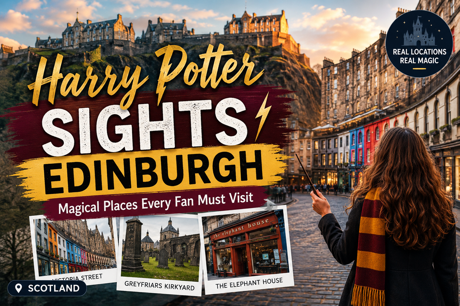 Top 6 Real Harry Potter Places to Visit in Edinburgh (2026 Guide)